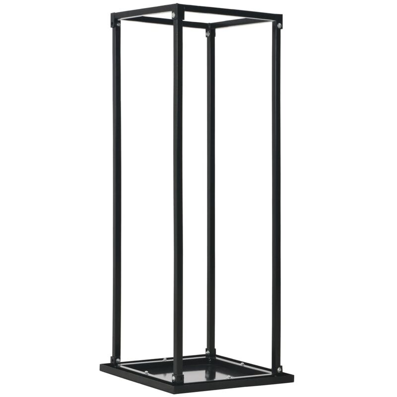 

Lenero con base acero negro 37x37x113 cm