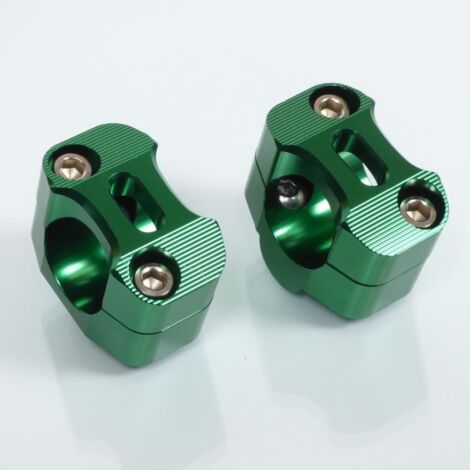 lenkerbrücke mad für auto 22-28mm + h25mm grün eloxiert neu