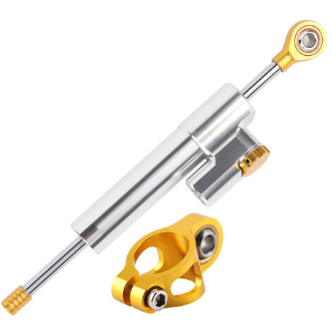 Lenkerdämpfer für Motorräder – Silberner Stabilisator