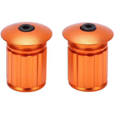 Lenkerendkappe aus Aluminium mit ausziehbarem Verriegelungssystem – Orange