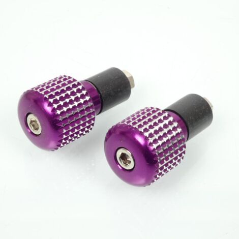 Lenkerendstück Innendurchmesser 17mm Sifam violett / gerändelt