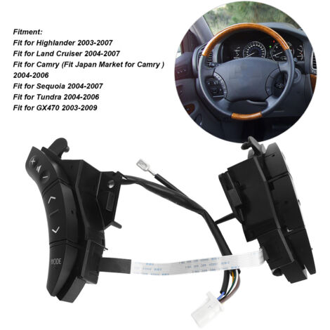 Lenkrad-Audio-Schalter 84247 58010 C0 / 84258 58010 C0 für Highlander, Land Cruiser, Sequoia, Camry, Tundra, GX470