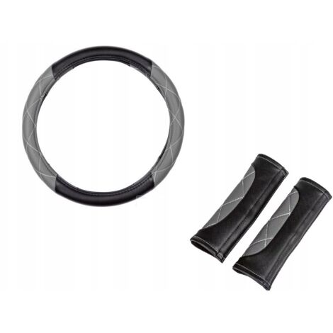 Lenkradbezug + Sicherheitsgurte Set (3-teilig)