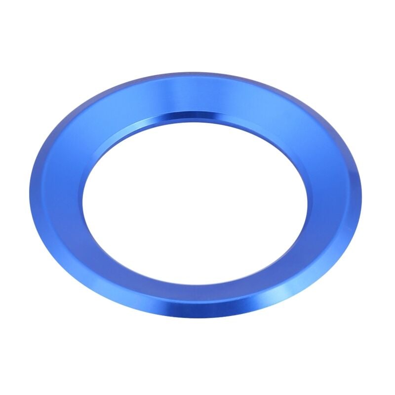 Image of Lenkradring für Autos, Lenkradabdeckung aus Aluminiumlegierung (Blau).