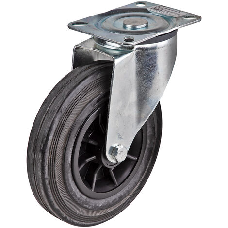 Lenkrolle 200mm Rollen Bockrollen Transportrollen Räder Felgen Lenkrollen