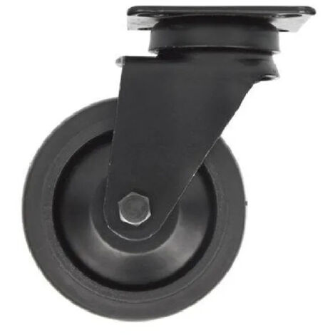 Lenkrolle mit Platine 42x42 mm, Durchmesser 75 mm