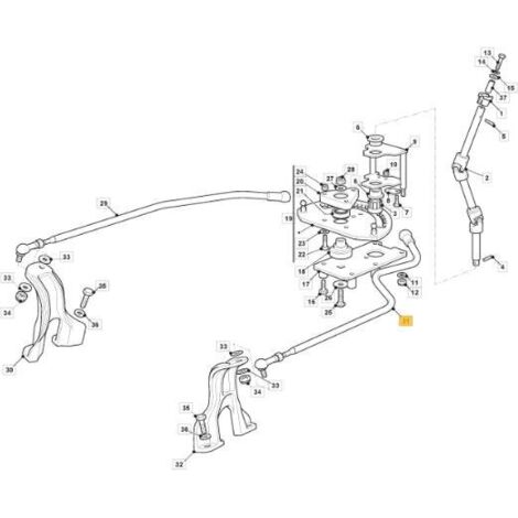 LENKSTANGE LINKS TC HE ORIGINAL STIGA - 382000624/1