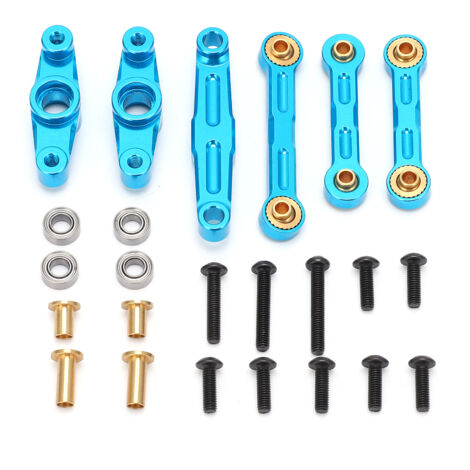 Lenksystem mit Kugellager aus Aluminiumlegierung für Tamiya TT02 1/10, RC-Car-Upgrade-Teile