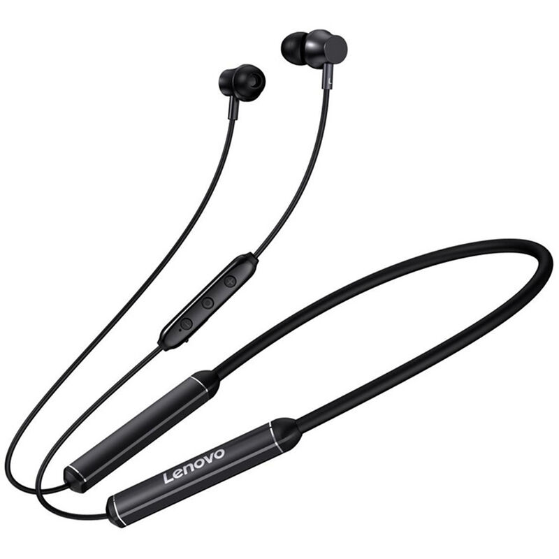 

QE07 Auriculares inalambricos BT5.0 Auriculares magneticos con banda para el cuello con microfono / Tiempo de reproduccion de 12 horas / IPX5