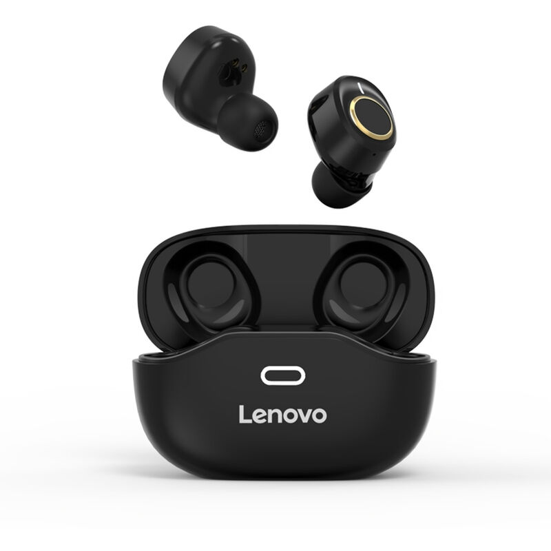 

X18 Auriculares inalambricos BT 5.0 Auriculares deportivos Auriculares impermeables Auriculares inalambricos en la oreja Negro, Negro - Lenovo