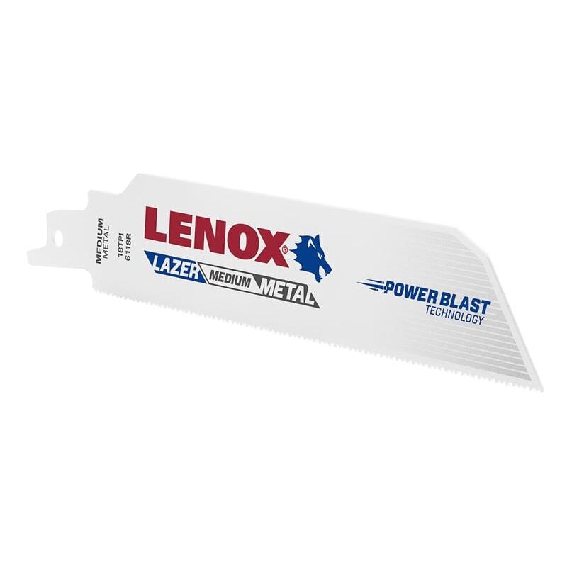 Lenox - 201746118R MetalWolf Wave Edge Recip Saw Blade 152 x 25 x 1.1mm 18 tpi x5