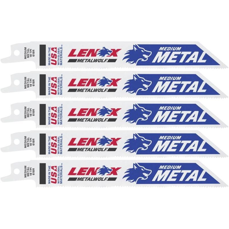 20566618R Lame de scie sabre bim pour applications universelles 152 x 19 x 0,9 mm Longueur lame de scie 152 mm 5 - Lenox