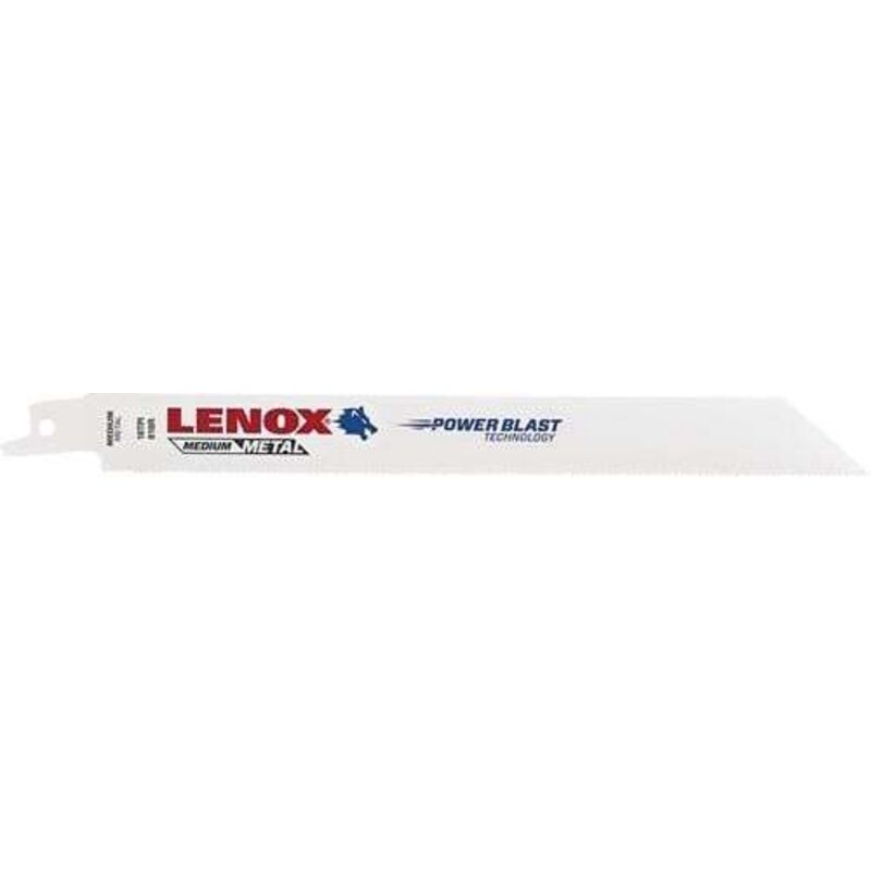 Lenox Lot de 5 lames de scie sabre HSS Bi 18 dents Longueur 180 mm