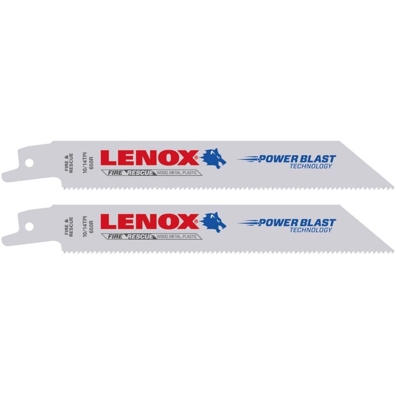 20592650R lame de scie sabre bim pour applications universelles 152X19X1,3MM longueur lame de scie 152 mm 2 pc(s) - Lenox