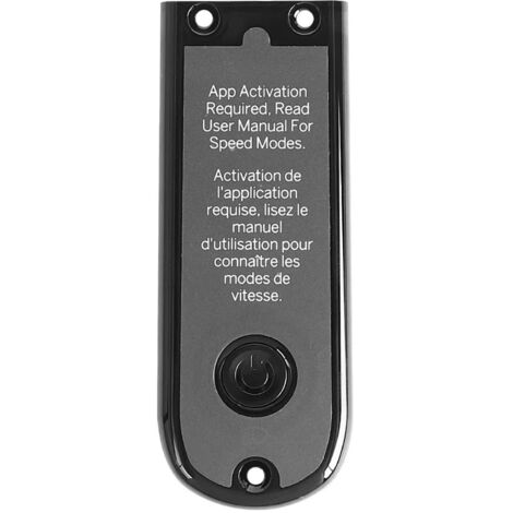L'ensemble de couvercle du tableau de bord est une pièce de rechange pour la coque de protection du circuit imprimé du tableau de bord du scooter électrique Ninebot MAX G2.