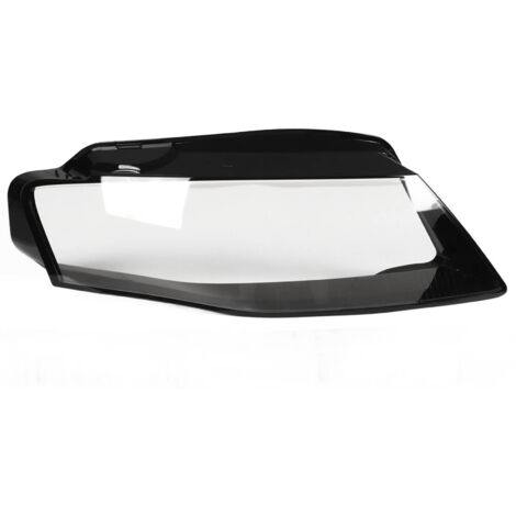 Lente de faro de policarbonato de repuesto, con protección UV, transparente, para Audi A4 B8 2009-2012 (derecha).
