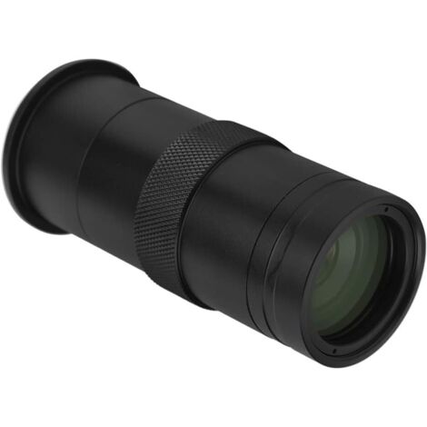 Lente de montura C, ABS, cámara de microscopio industrial CCD de 8X-100X, zoom de 25 mm, aumento ajustable