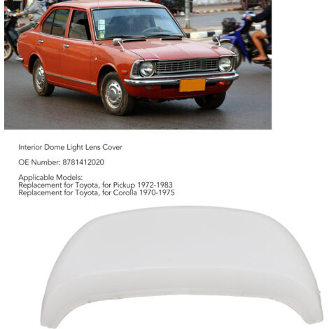 Lente de techo con base de espejo 8781412020, cubierta de lente de techo para Toyota Corolla Pickup
