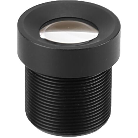 Lente de videovigilancia CCTV - Lente M12 de 12 mm F/2.0 con ángulo de visión de 33° y montura universal.