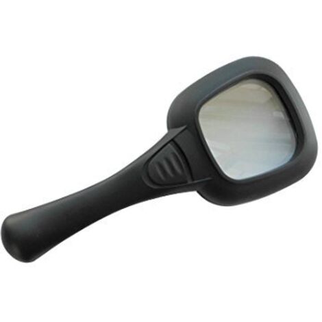 lente di ingrandimento con led e luce uv
