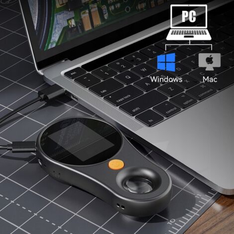 LENTE D'INGRANDIMENTO DIGITALE LENTE D'INGRANDIMENTO ELETTRONICA ILLUMINAZIONE LED SCHERMO HD IPS 500x PC