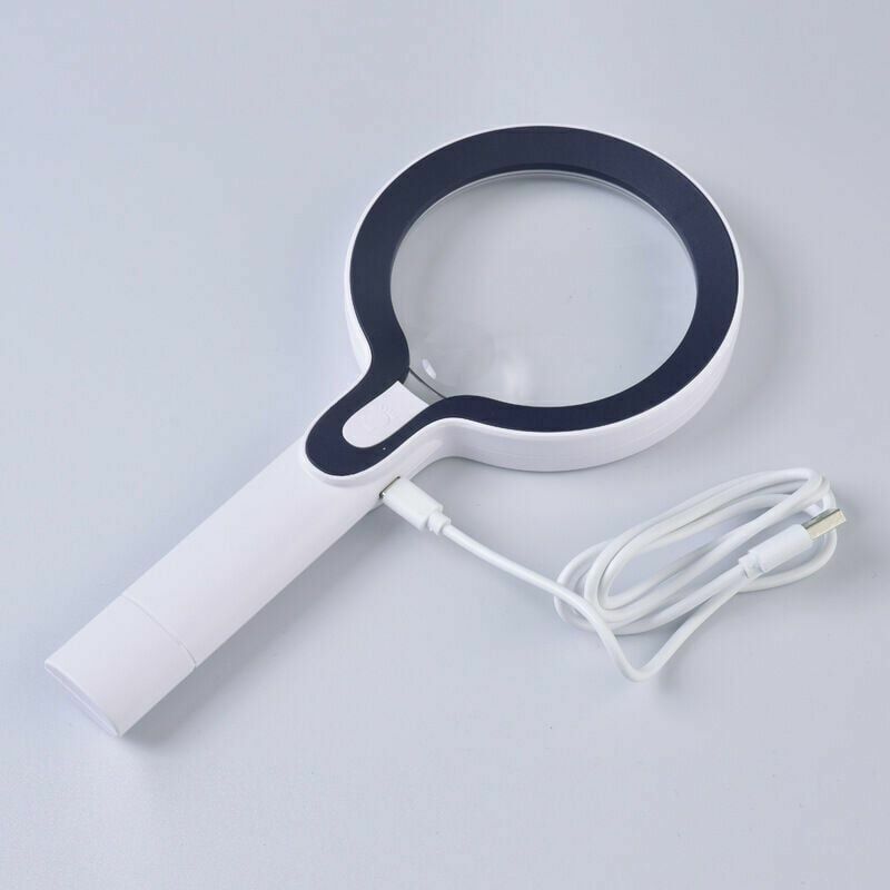 Lente d'ingrandimento extra large con luce a led