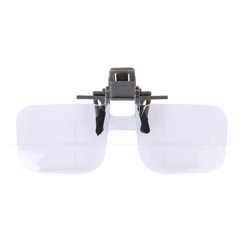 Lente d'ingrandimento per occhiali con clip e