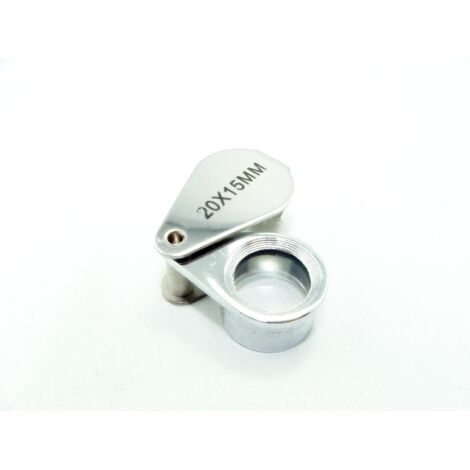 LENTE D'INGRANDIMENTO PIEGHEVOLE IN METALLO 15 mm