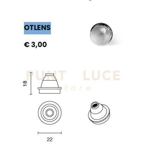 LENTE GRADI 38 PER SOSPENSIONE
