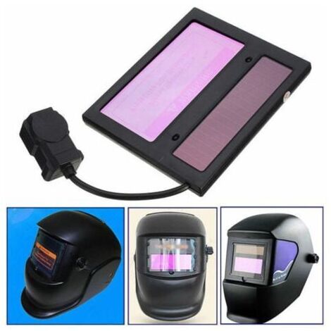 Lente per saldatura auto-oscurante ad energia solare, lente per saldatura, lente per casco per saldatura auto-oscurante ad energia solare, occhiali per casco per saldatura a pannello, maschera