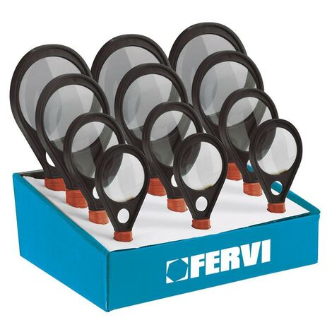 Lentes de aumento de cristal de la serie 12 Fervi 0659