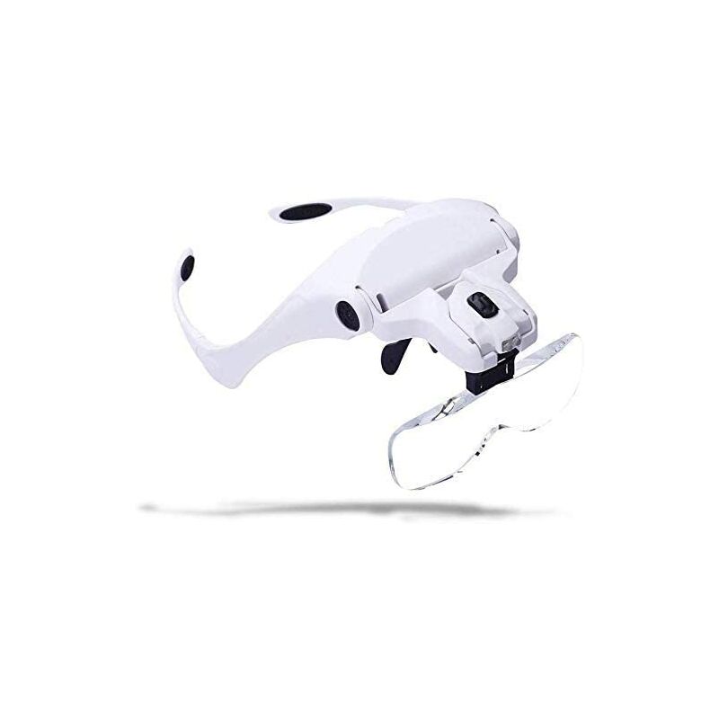 Lenti d'ingrandimento con 2 LED - Lenti