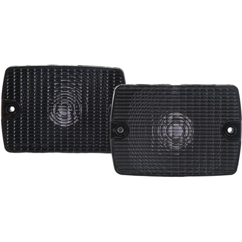Ineasicer - Lentille De Clignotant Avant 56001378 Boîtier De Clignotant Avant De Remplacement Pour Jeep Wrangler (Yj) 2 Pièces Noir
