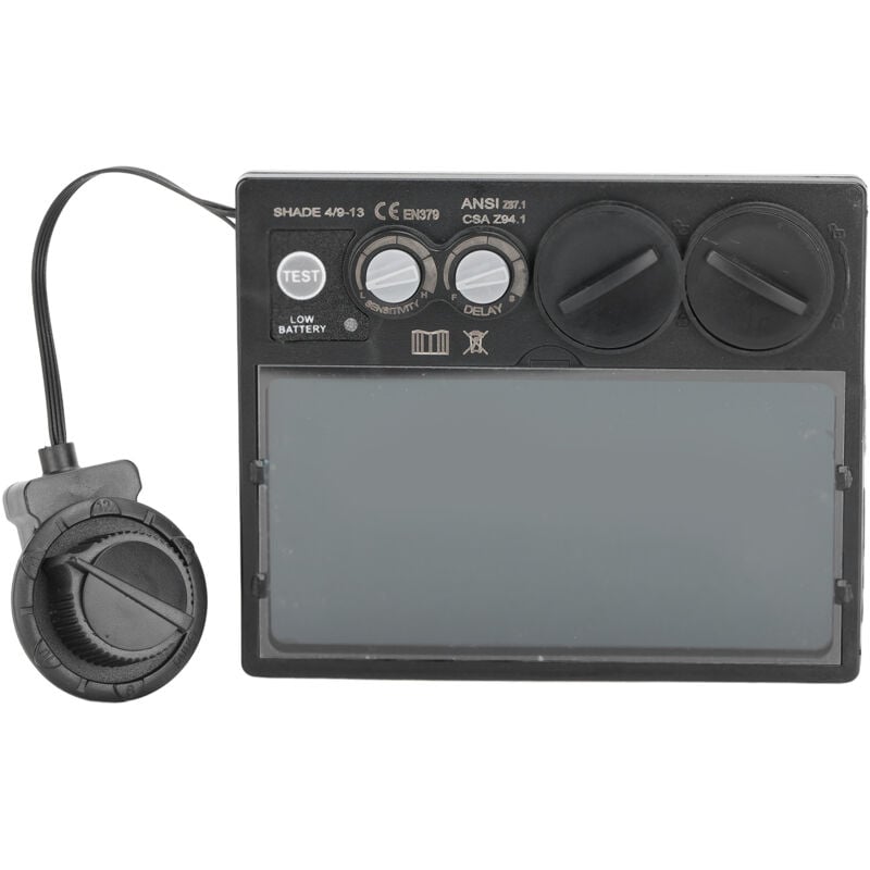 Sjlerst - Lentille de Soudage à Assombrissement Automatique Solaire 100 x 50 mm sans batterie