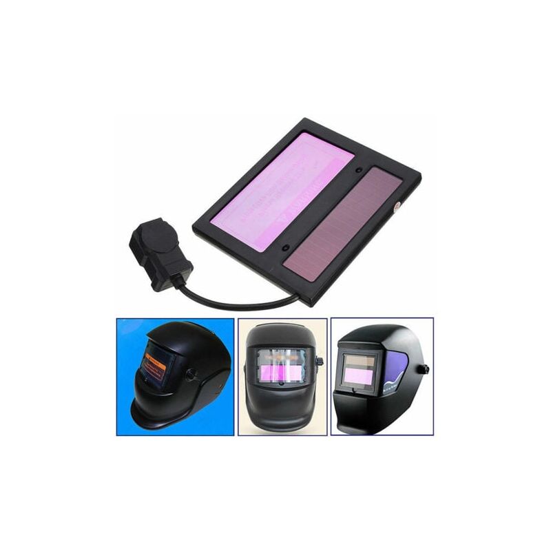 Yzmrbdqc - Lentille de soudage à assombrissement Automatique Solaire, Soudure Len, lentille de Casque de soudage Solaire à assombrissement