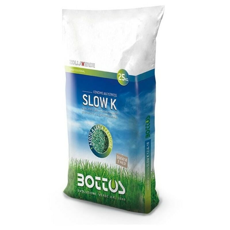 

Lento K 13-5-20 + 2 MgO - Fertilizante para el jardín de 25 Kg