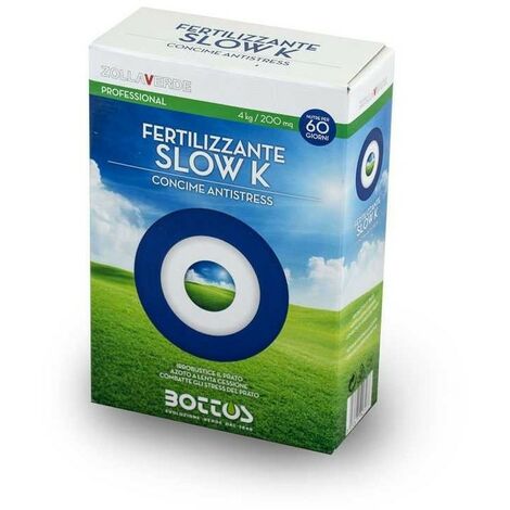 Lento K 13-5-20 + 2 MgO - Fertilizante para el jardín de 4 Kg