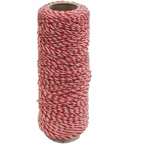 Lenza Per Muratore In Pp Bianco Rosso 100 M - 5 Pz