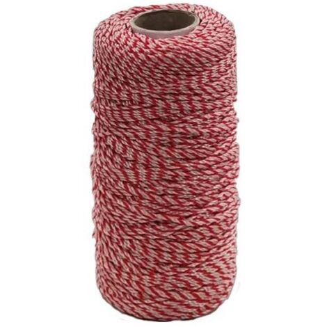 Lenza Per Muratore In Pp Bianco Rosso 200 M - 4 Pz