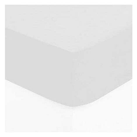 Lenzuolo teso carina in cotone bianco 160x200cm - Atmosphera créateur  d'intérieur