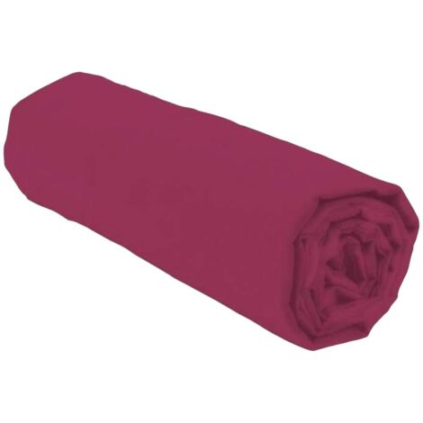 Lenzuolo con angoli aderenti Lovely Home LH71611 Fucsia 160 x 200 + 30 cm