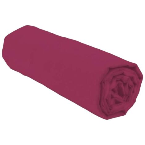 Lenzuolo con angoli aderenti Lovely Home LH71613 Fucsia Rose 90 x 190 + 30 cm