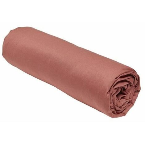 Lenzuolo con angoli aderenti TODAY Essential Terracotta 90 x 190 cm