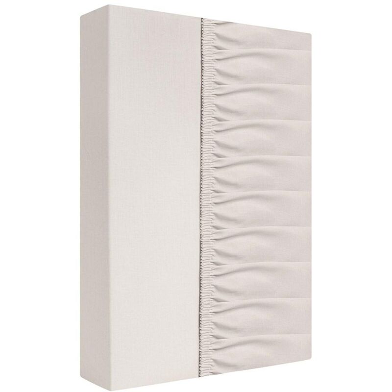 Lenzuolo con angoli in cotone 140x200 ekri crema