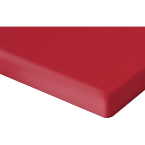 Lenzuolo con angoli in jersey 220x200 Rosso Collezione Prestige 160 g/m2