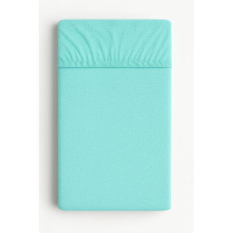 Lenzuolo con angoli in spugna per culla 140x70cm - menta