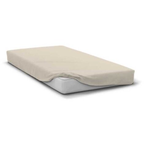 Lenzuolo copriletto letto HOME LINGE PASSION HP72114 microfibra 82 g 160x200 orlo 30 cm beige avorio