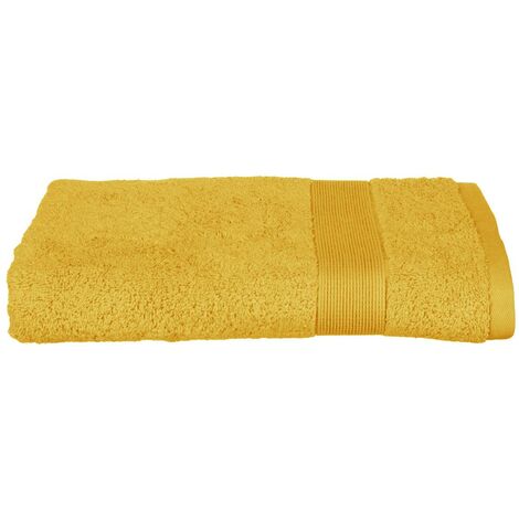 Lenzuolo doccia Essentiel in cotone giallo 70x130cm - Atmosphera créateur d'intérieur