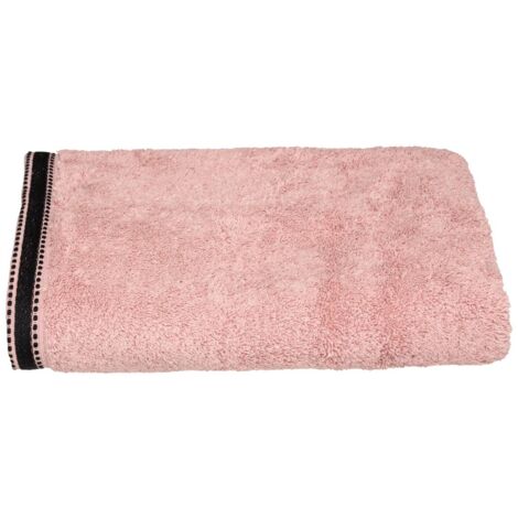 Lenzuolo doccia joia in cotone rosa 70x130cm - Atmosphera créateur d'intérieur