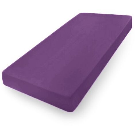 Lenzuolo jersey PREMIUM con elastico 130x190, 140x200x20, viola23, MATEX